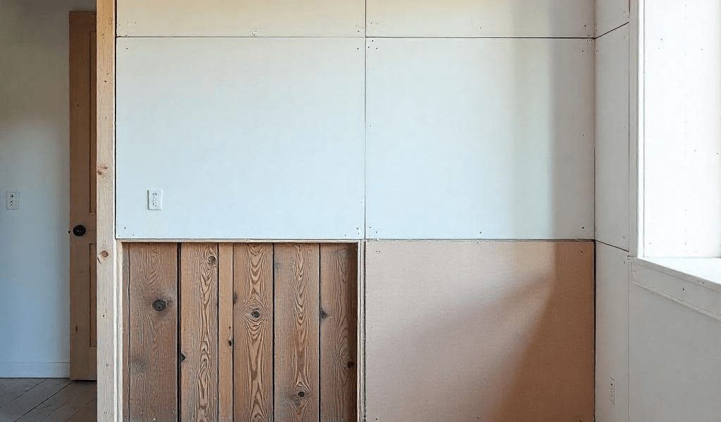 Gesso Drywall em Casas de Madeira